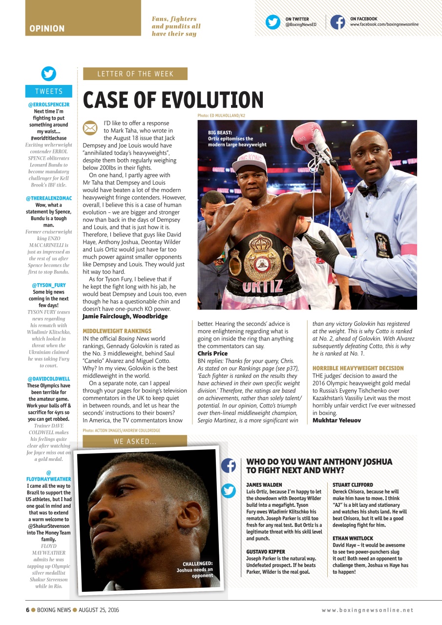 Boxing News Preview Pages