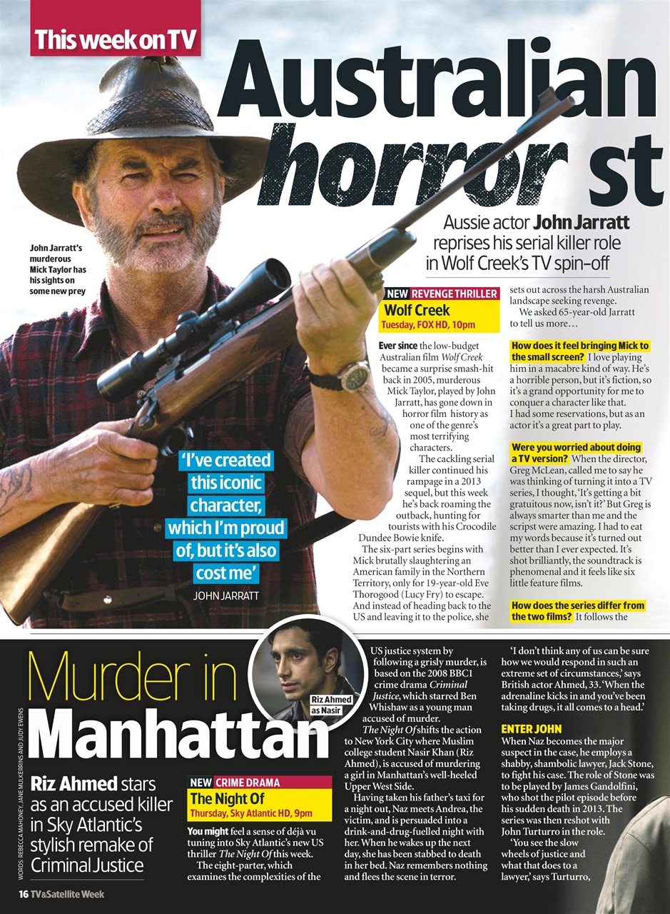 TV & Satellite Week Preview Pages