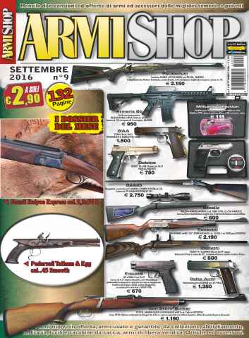 ARMI SHOP issue Settembre 2016