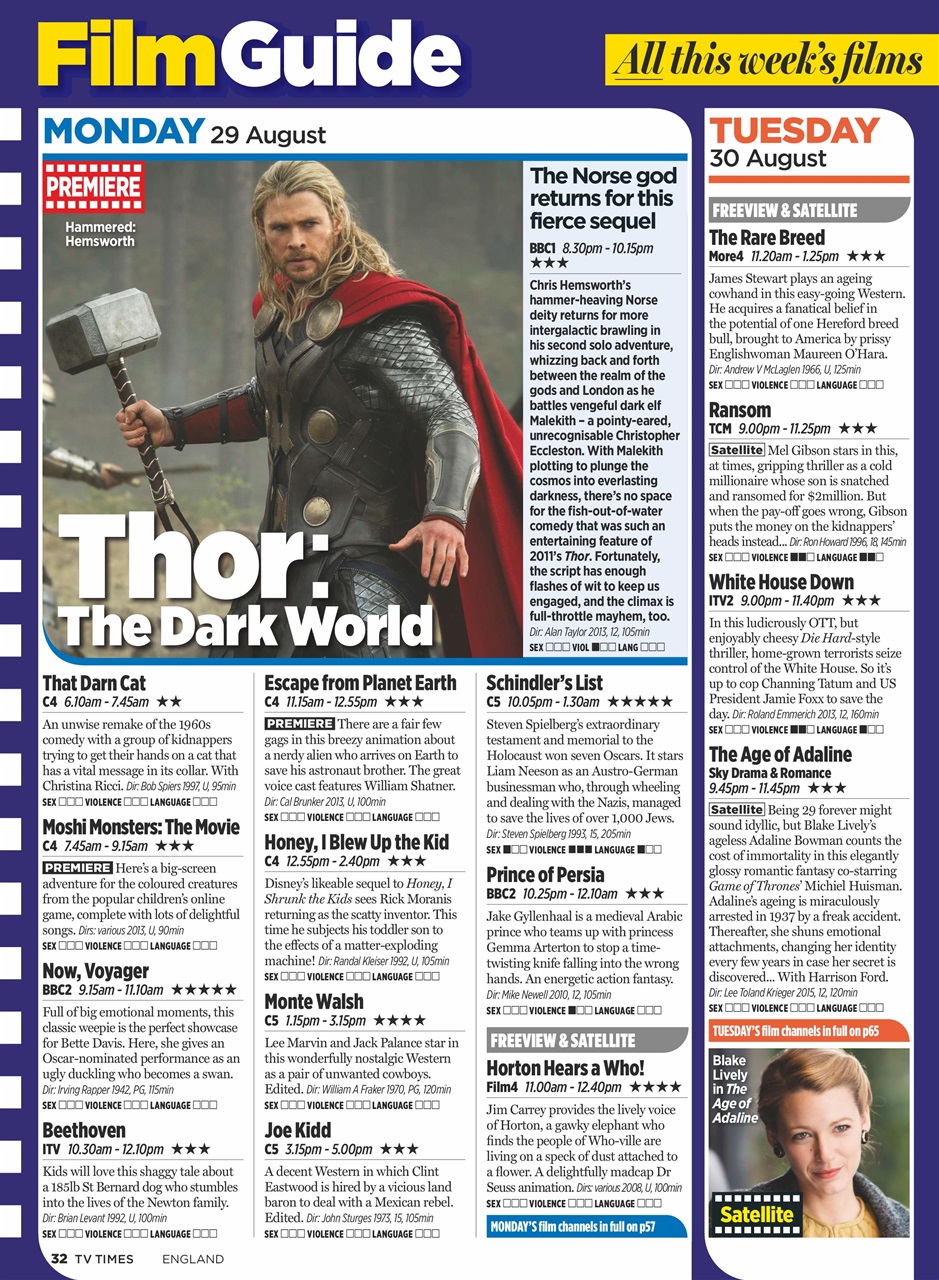 TV Times Preview Pages