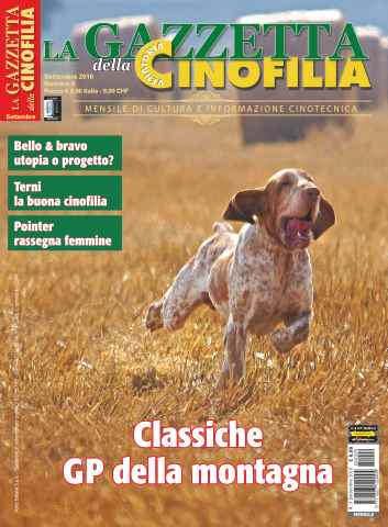 La Gazzetta Della Cinofilia Venatoria issue Settembre 2016
