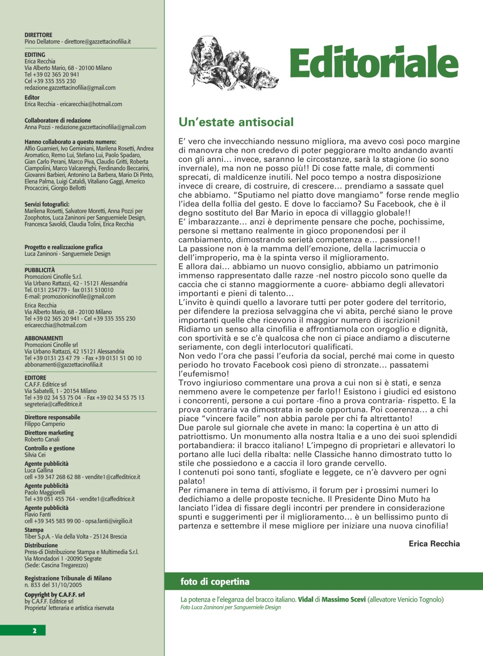 La Gazzetta Della Cinofilia Venatoria Preview Pages