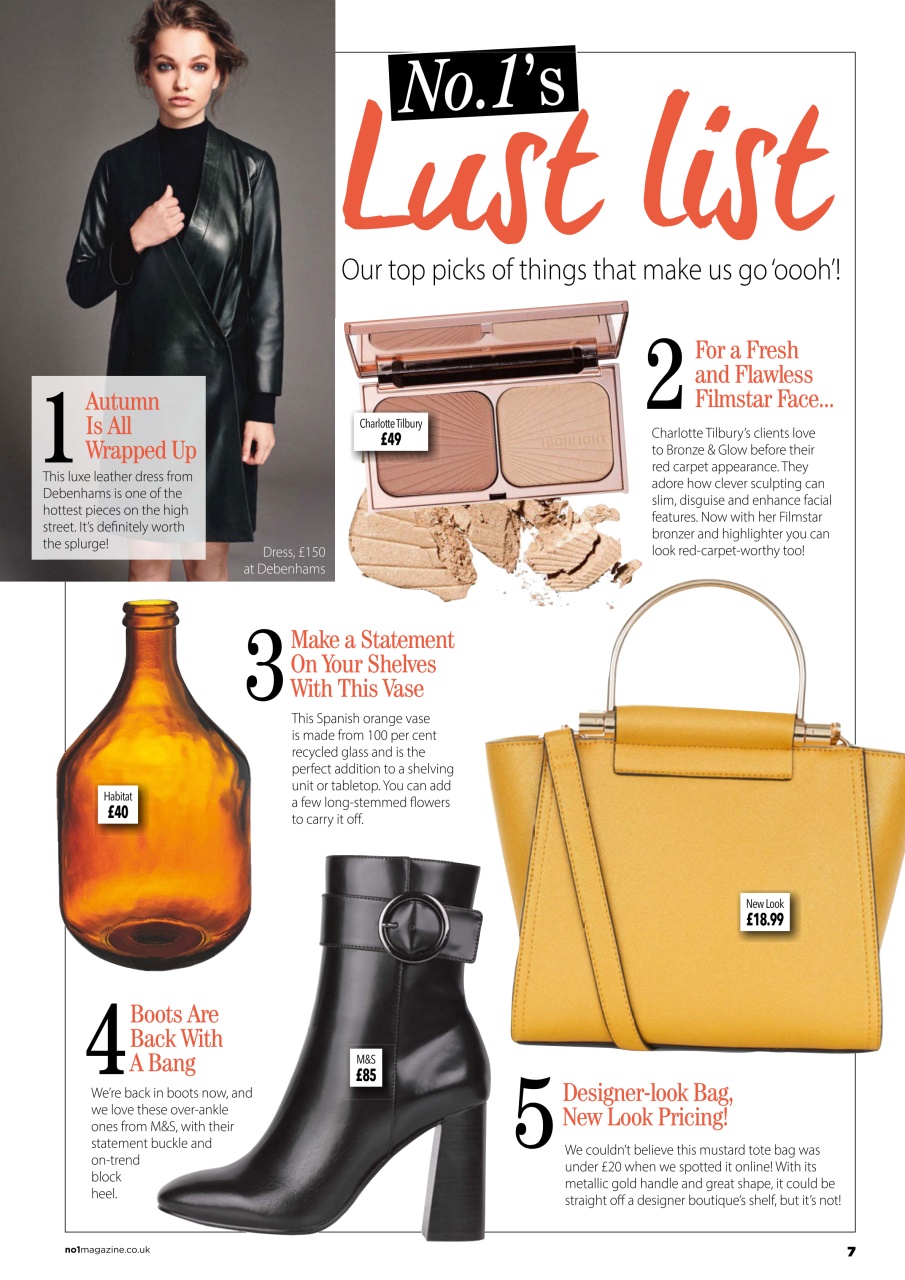 Number 1 Magazine Preview Pages