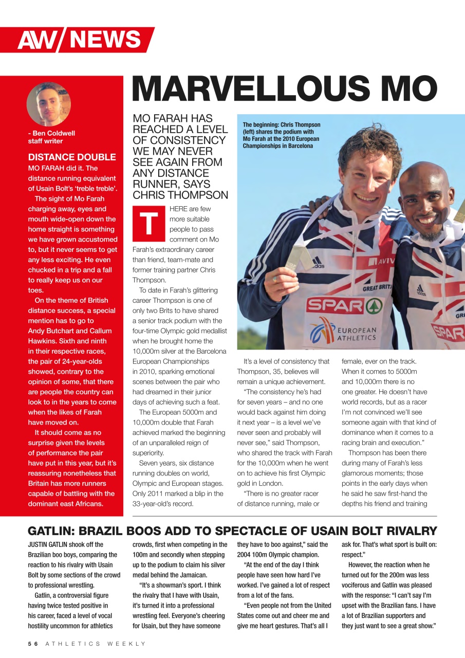 AW – Athletics Weekly Magazine Preview Pages