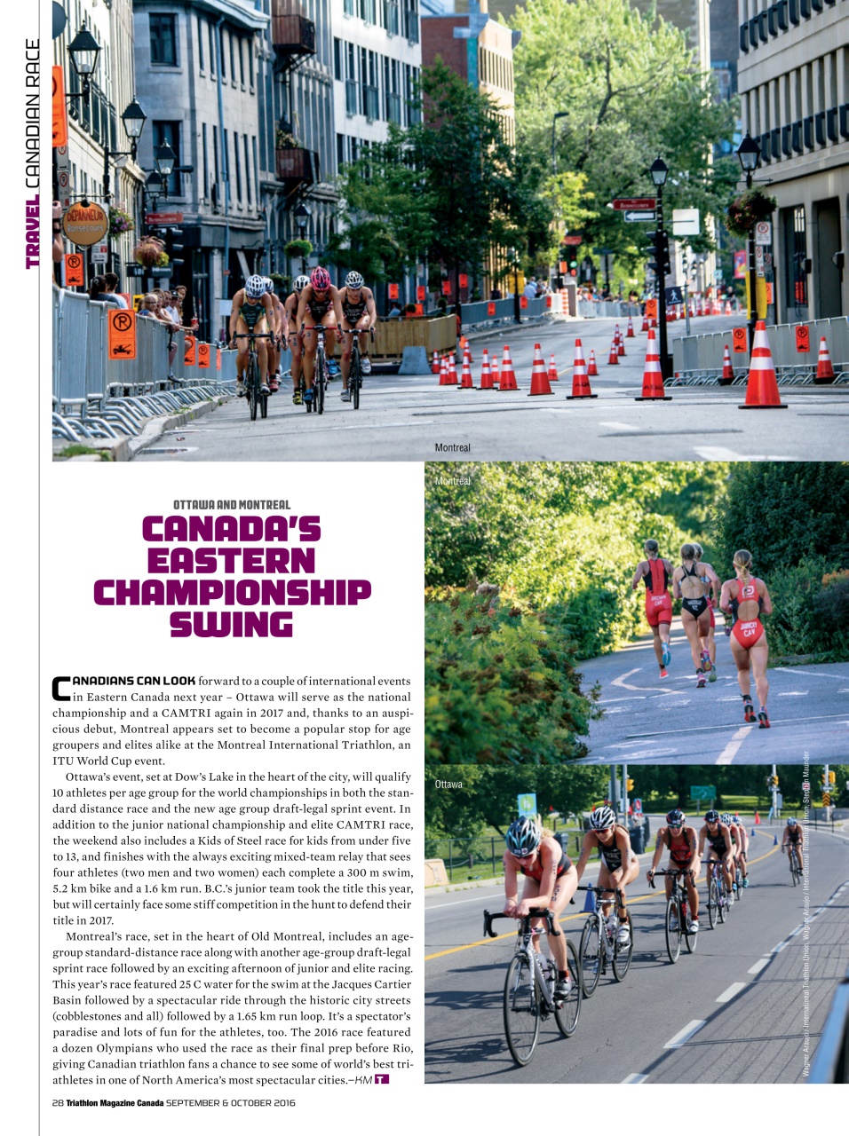 Triathlon Magazine Canada Preview Pages