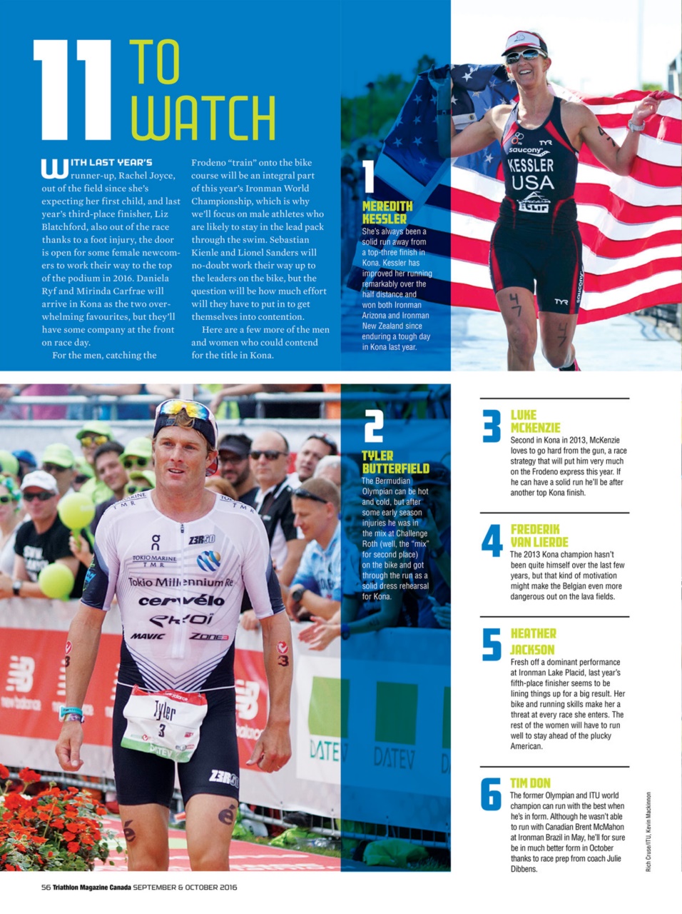 Triathlon Magazine Canada Preview Pages
