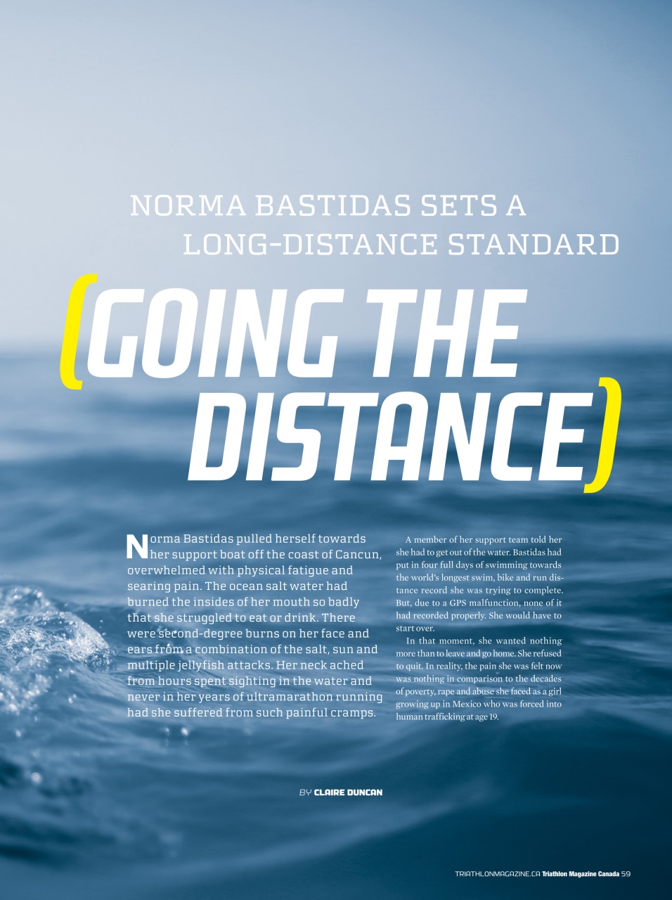 Triathlon Magazine Canada Preview Pages