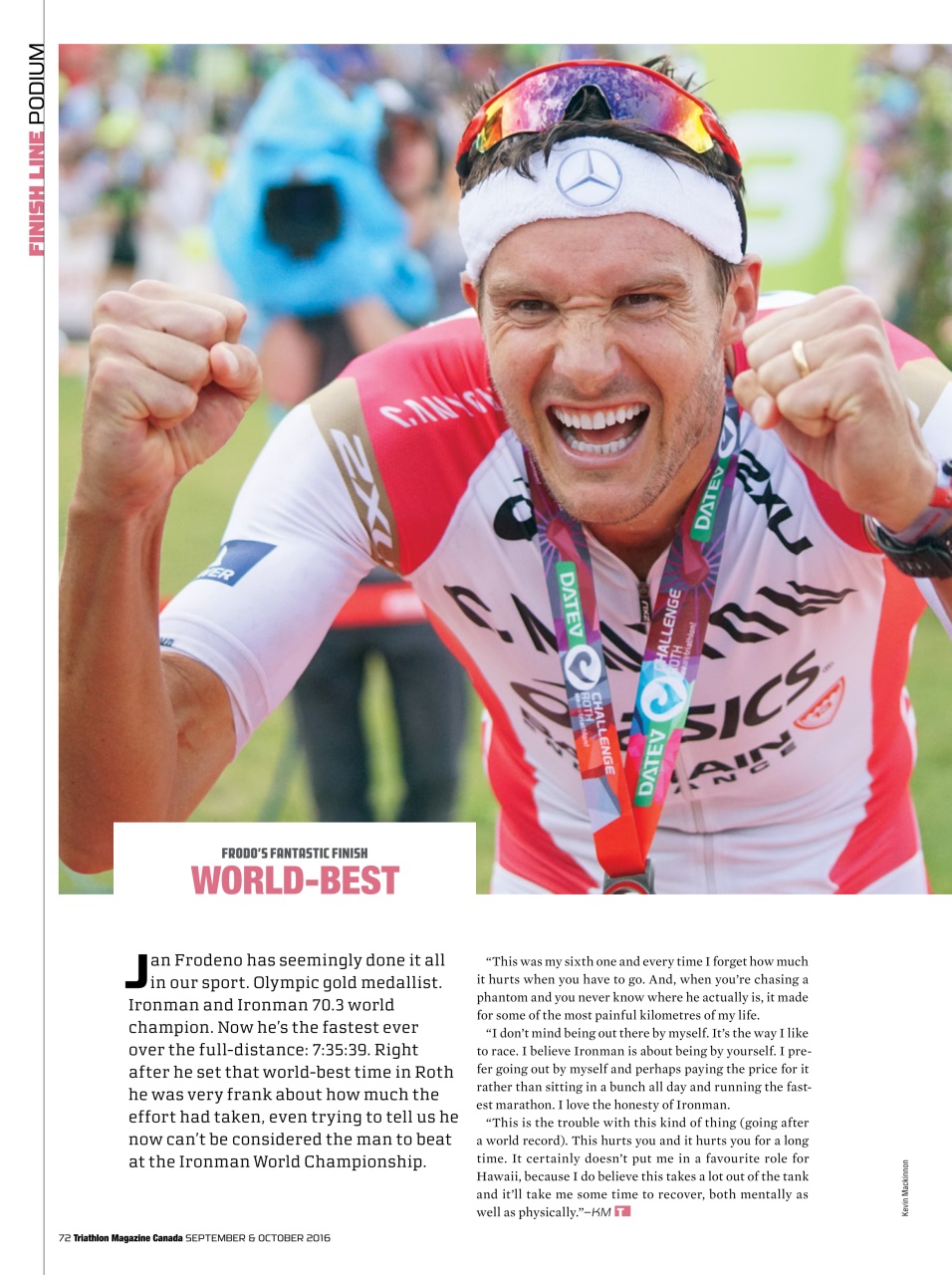Triathlon Magazine Canada Preview Pages
