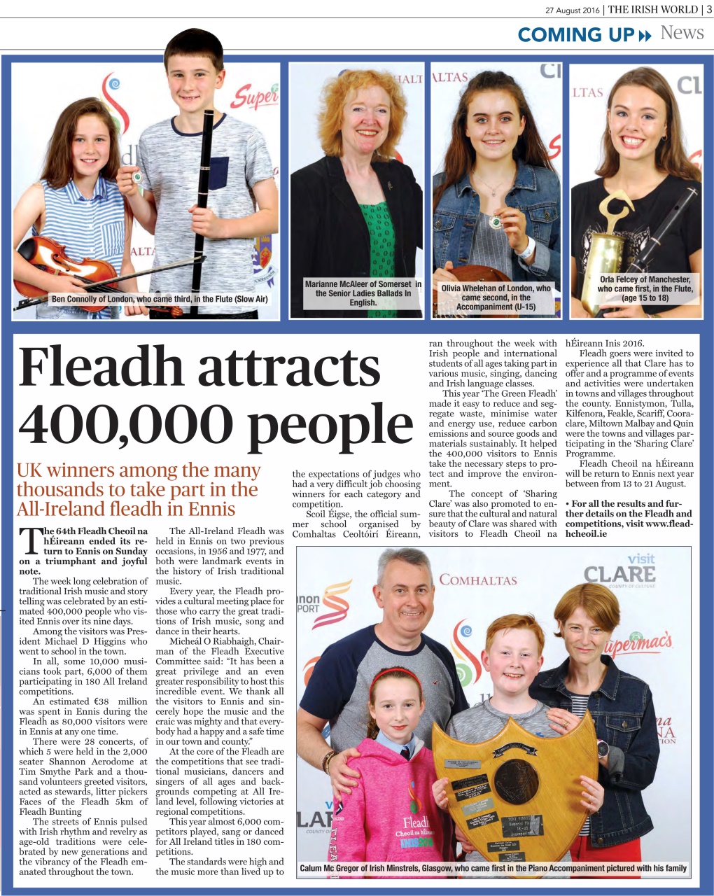 Irish World Preview Pages