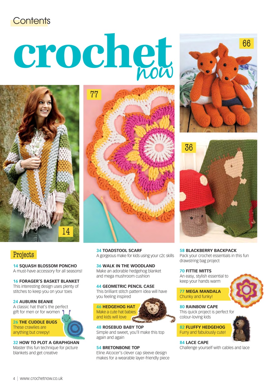 Crochet Now Magazine Preview Pages