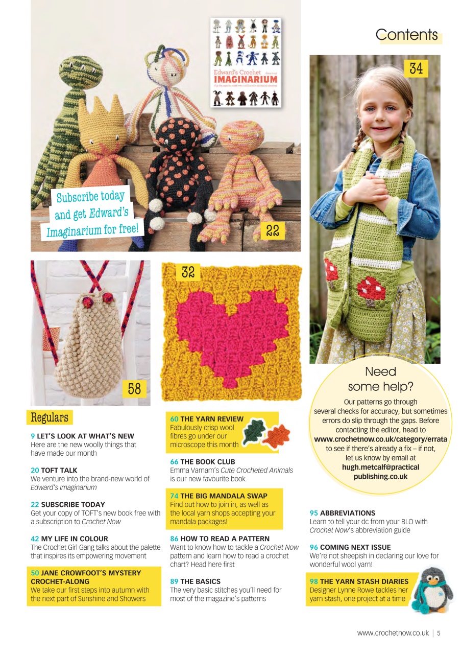 Crochet Now Magazine Preview Pages