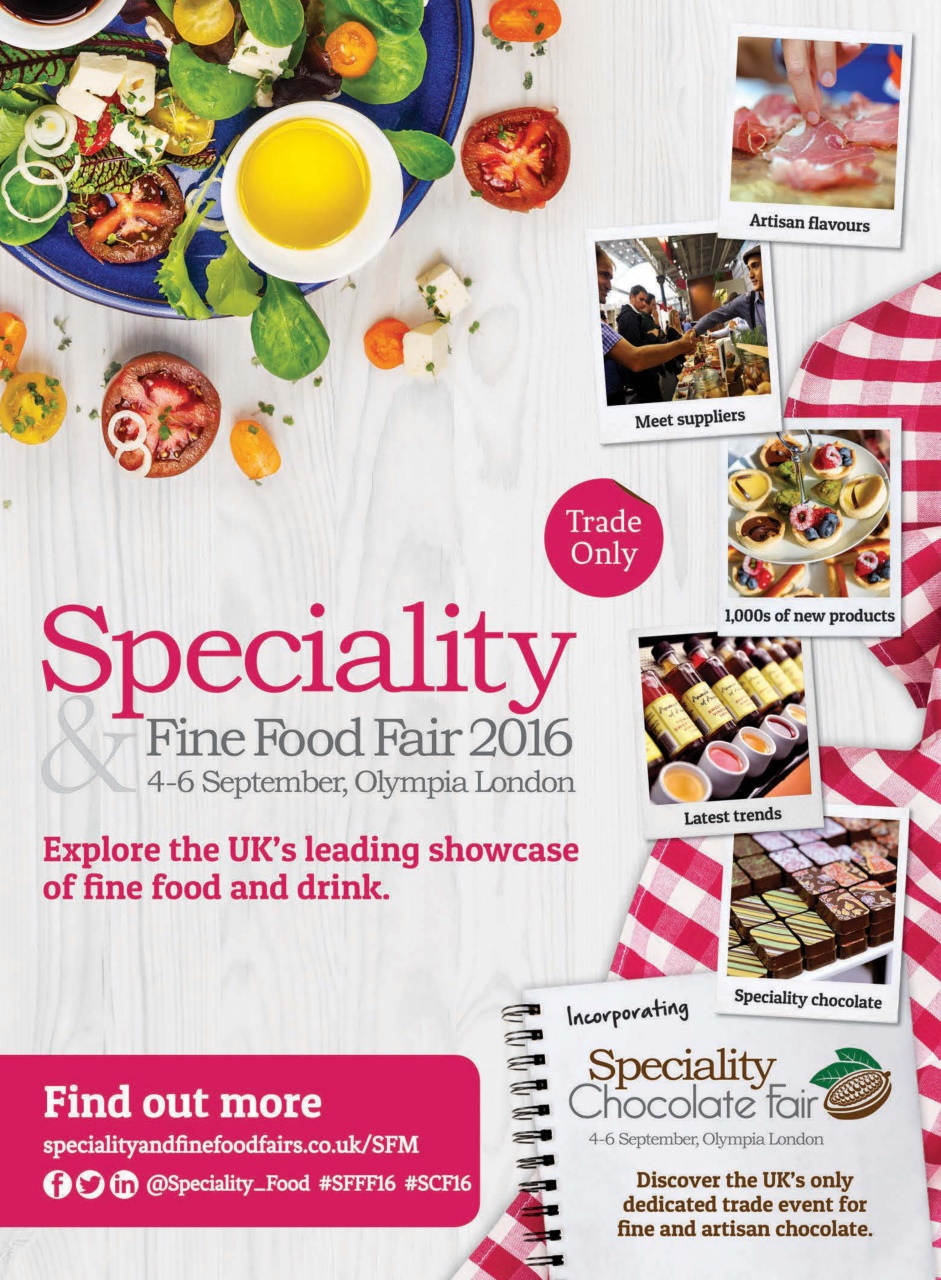 Speciality Food Preview Pages