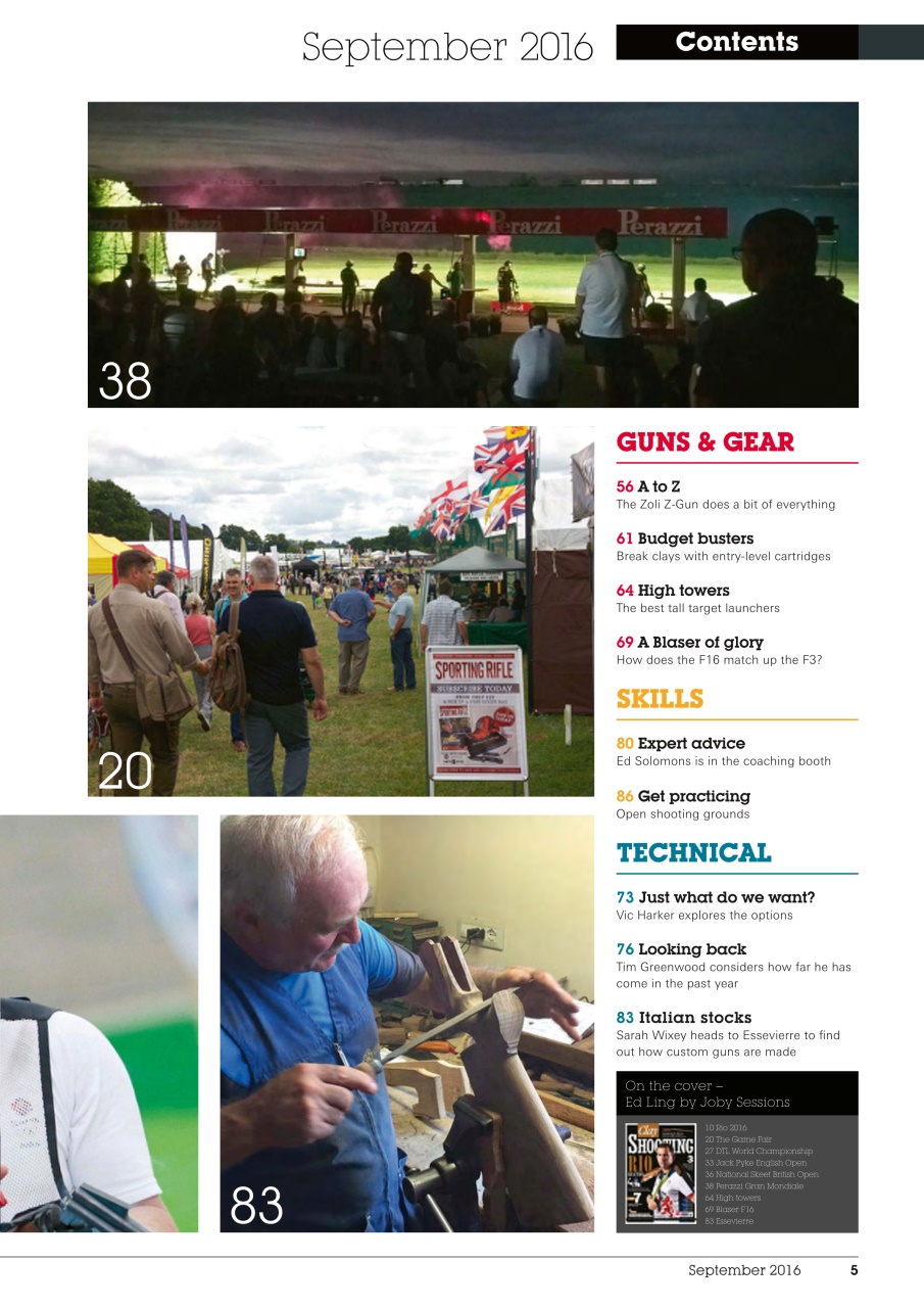 Clay Shooting Preview Pages
