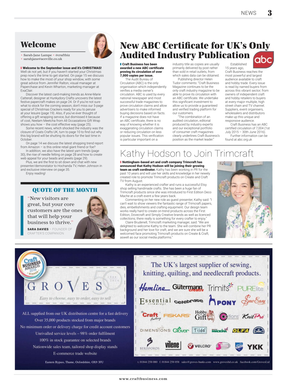 Craft Business Preview Pages
