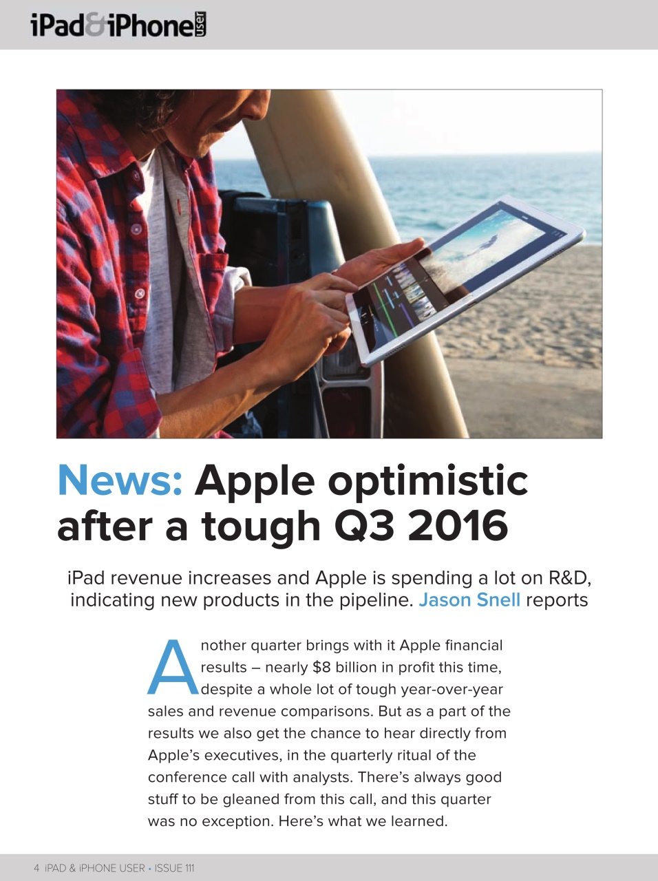 iPad and iPhone User Preview Pages