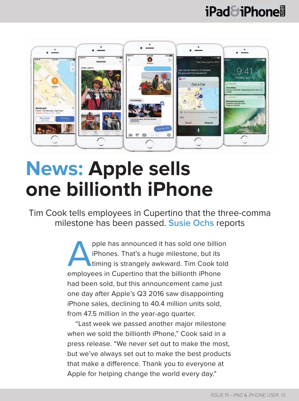 iPad and iPhone User Preview Pages