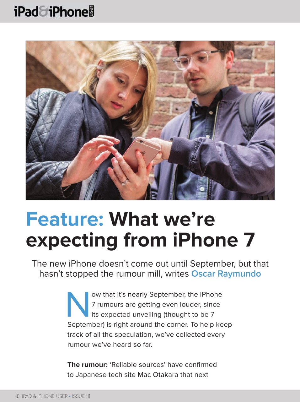 iPad and iPhone User Preview Pages