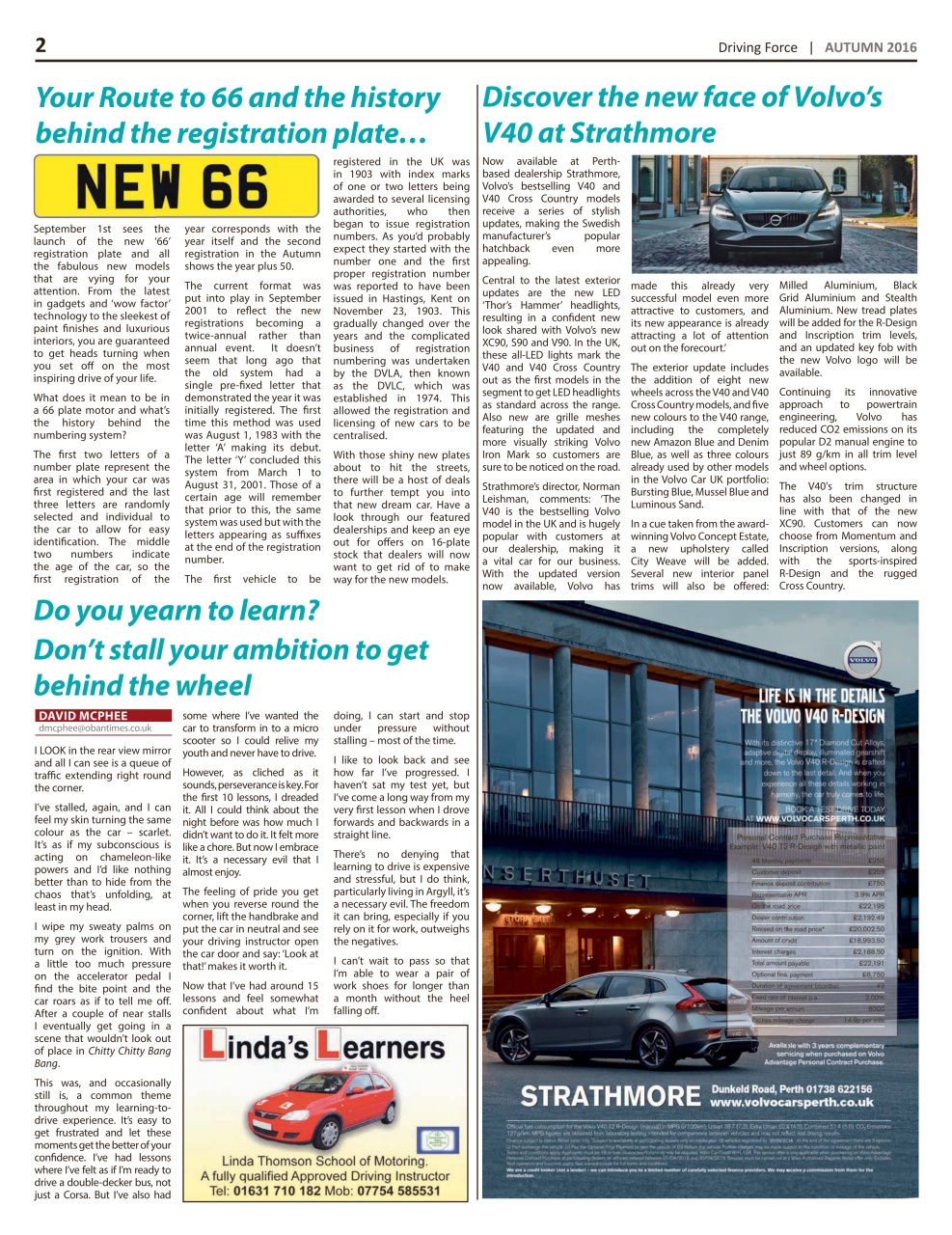 The Oban Times & Lochaber Times Preview Pages