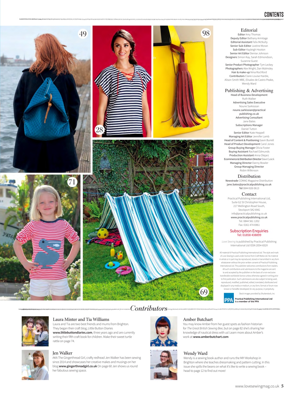 Love Sewing Preview Pages