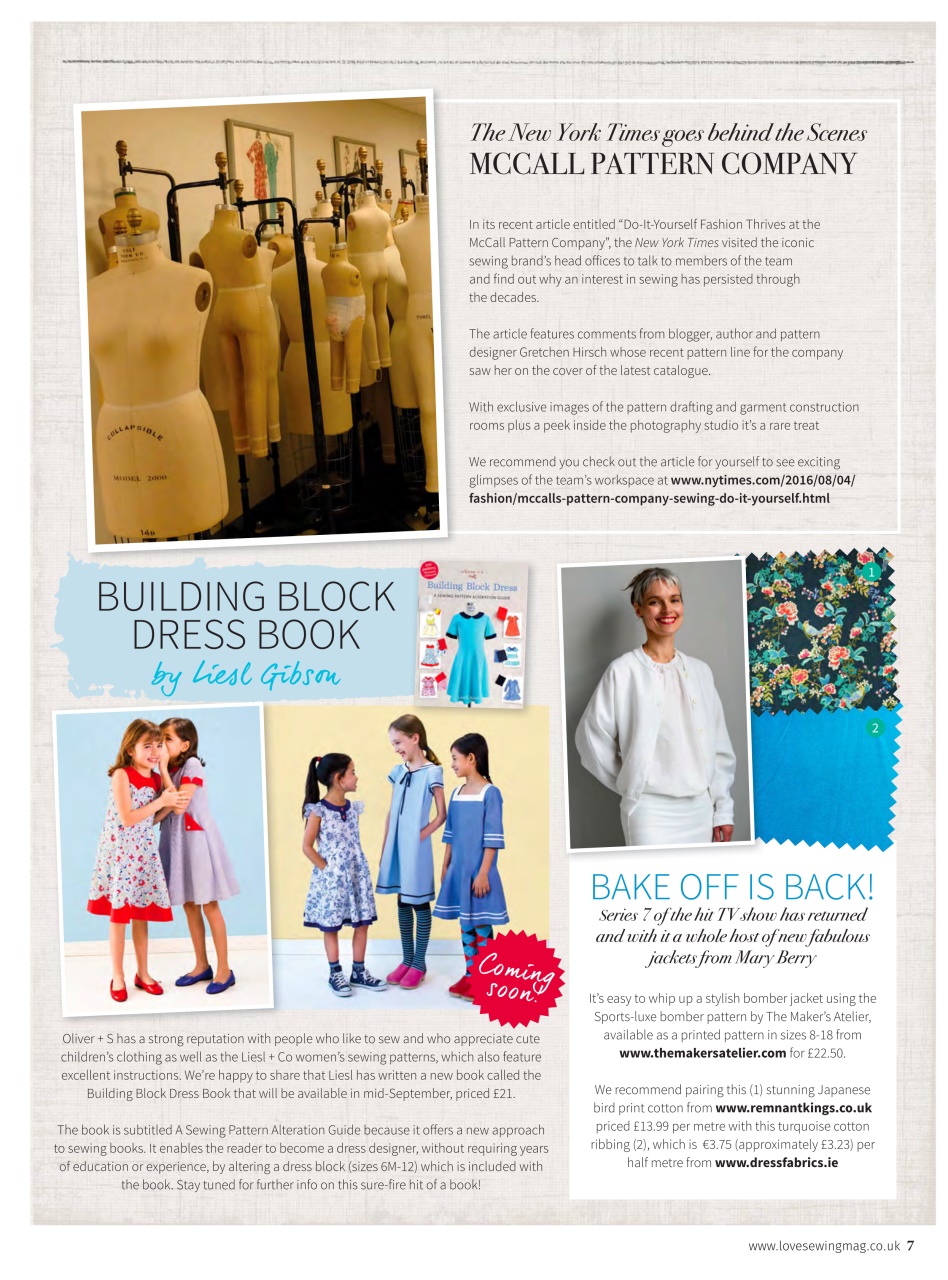 Love Sewing Preview Pages