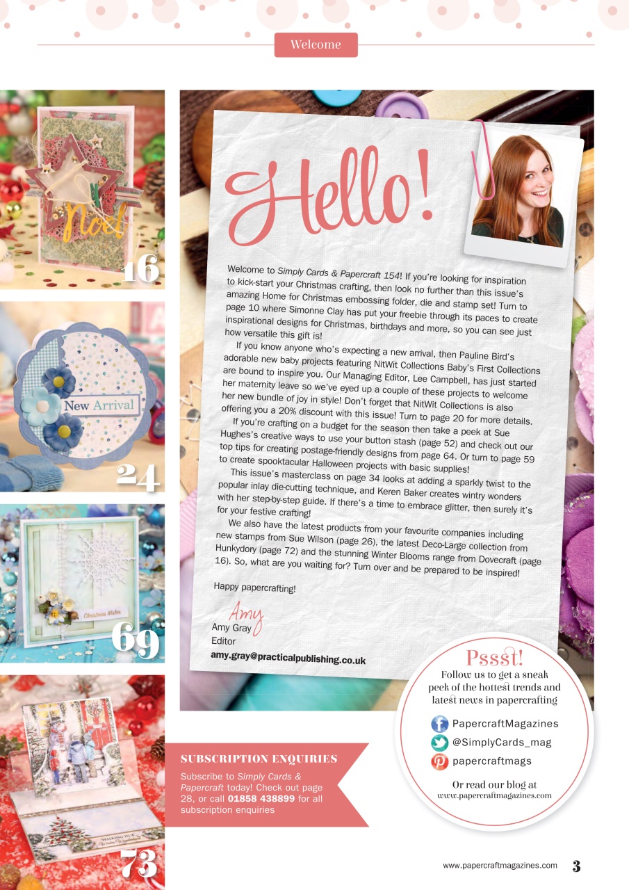 Simply Cards & Papercraft Preview Pages