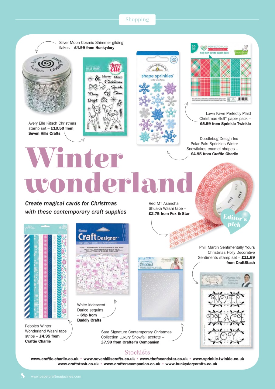 Simply Cards & Papercraft Preview Pages