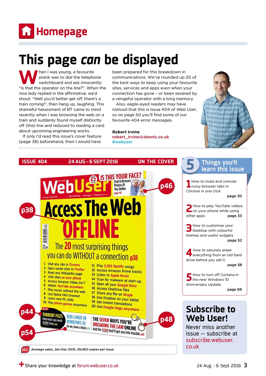 Webuser Preview Pages