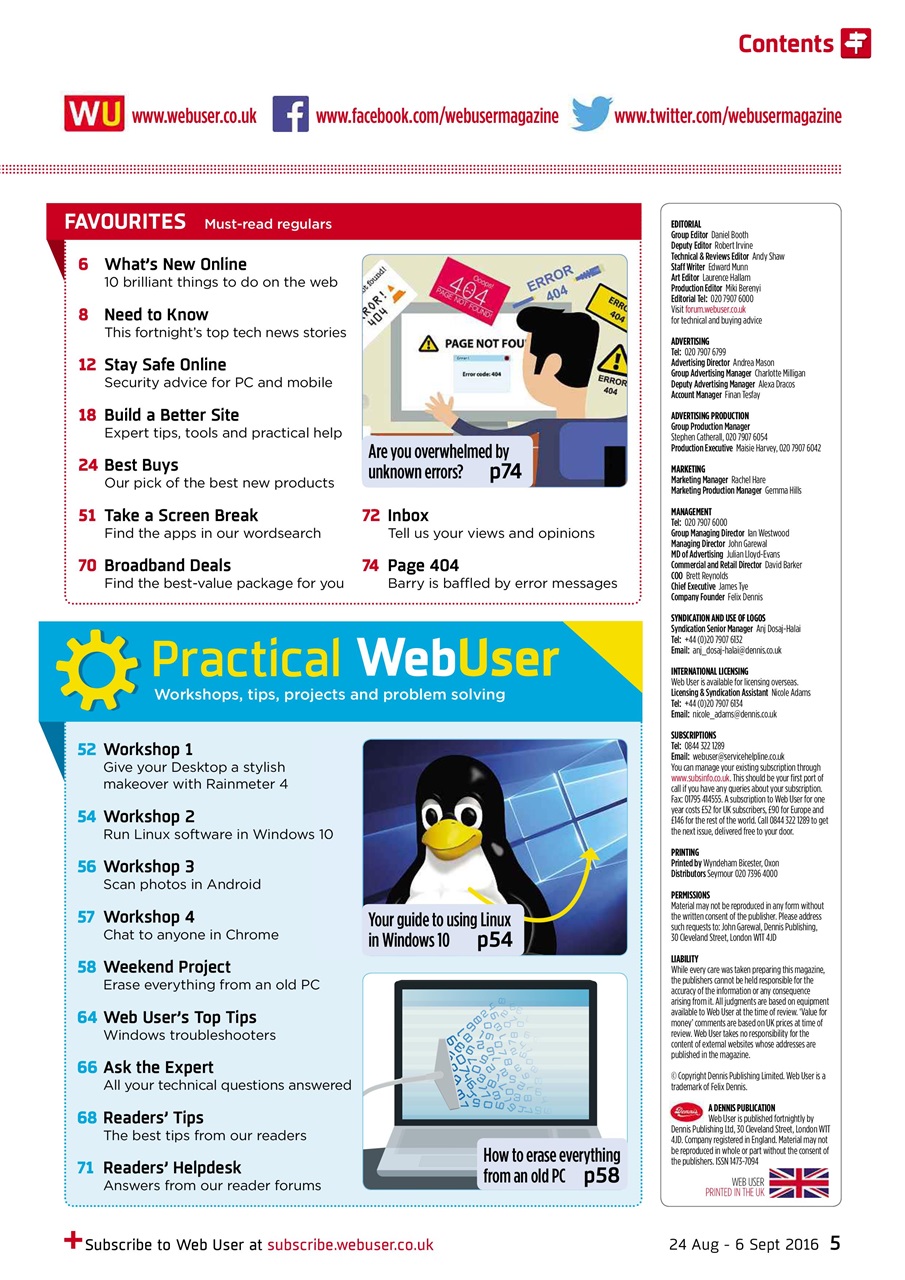 Webuser Preview Pages