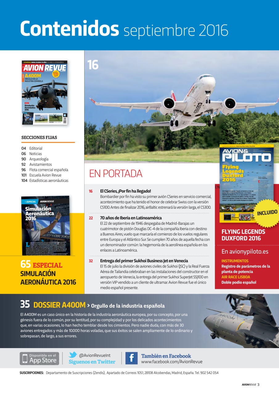 Avion Revue Internacional Preview Pages