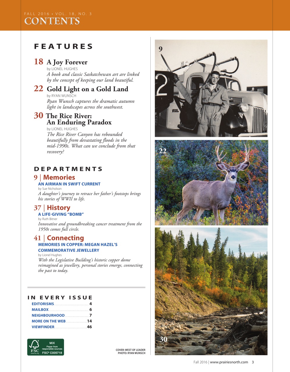 Prairies North Magazine Preview Pages
