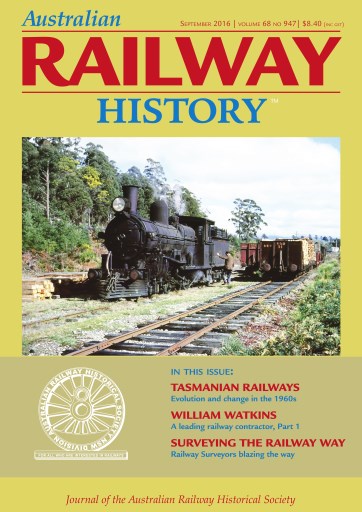 Australian Railway History issue 