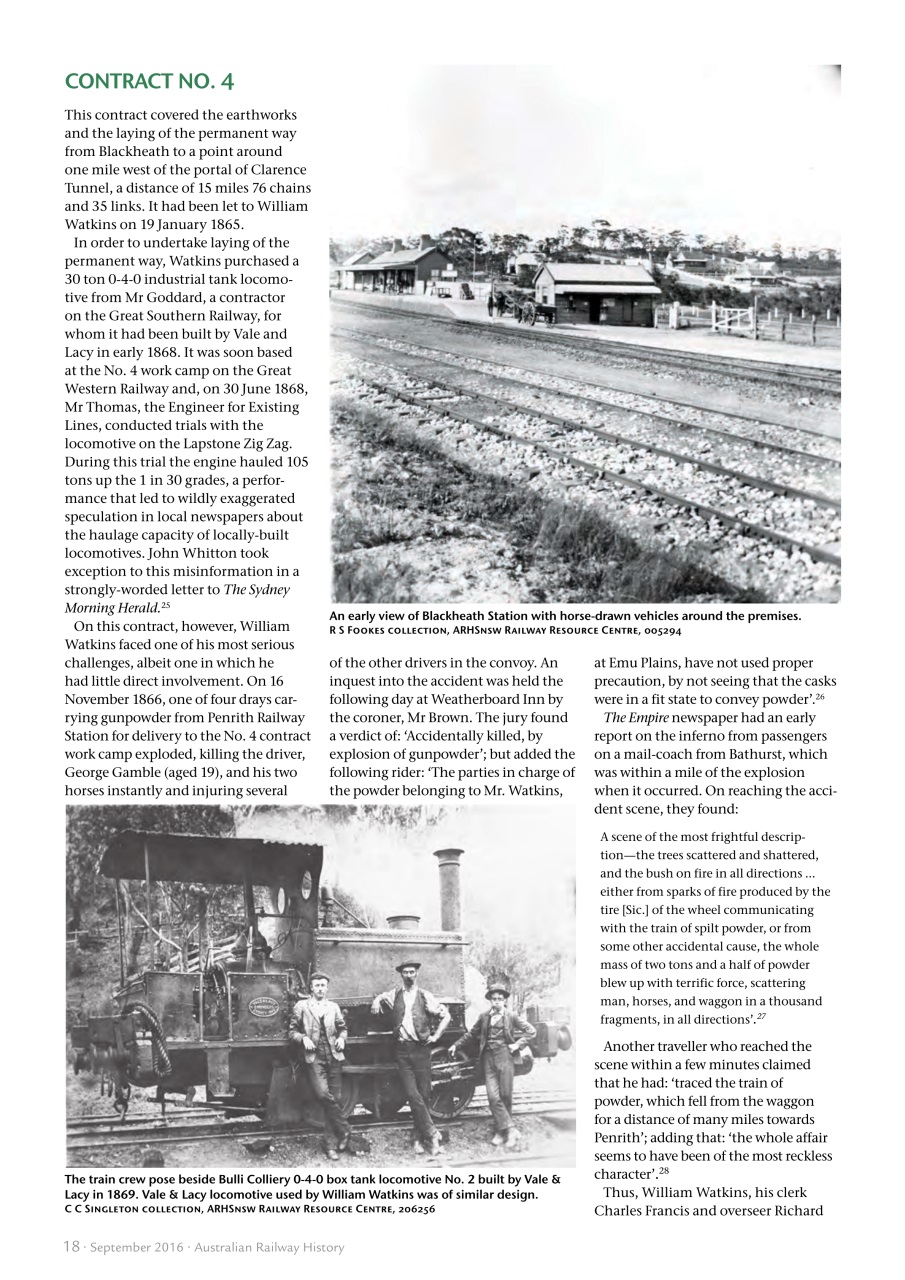 Australian Railway History Preview Pages