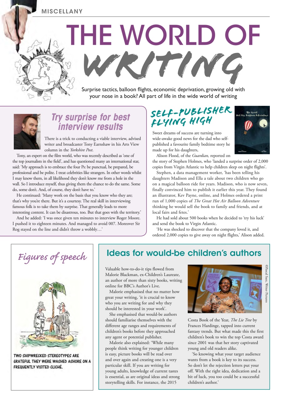 Writing Magazine Preview Pages