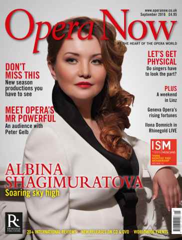Opera Now issue September 2016