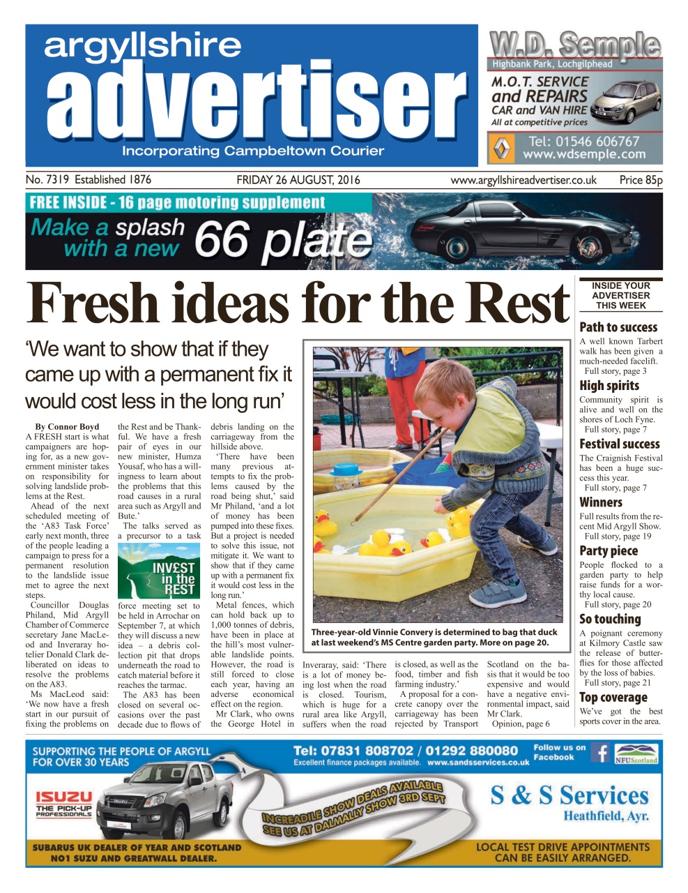 Argyllshire Advertiser Preview Pages