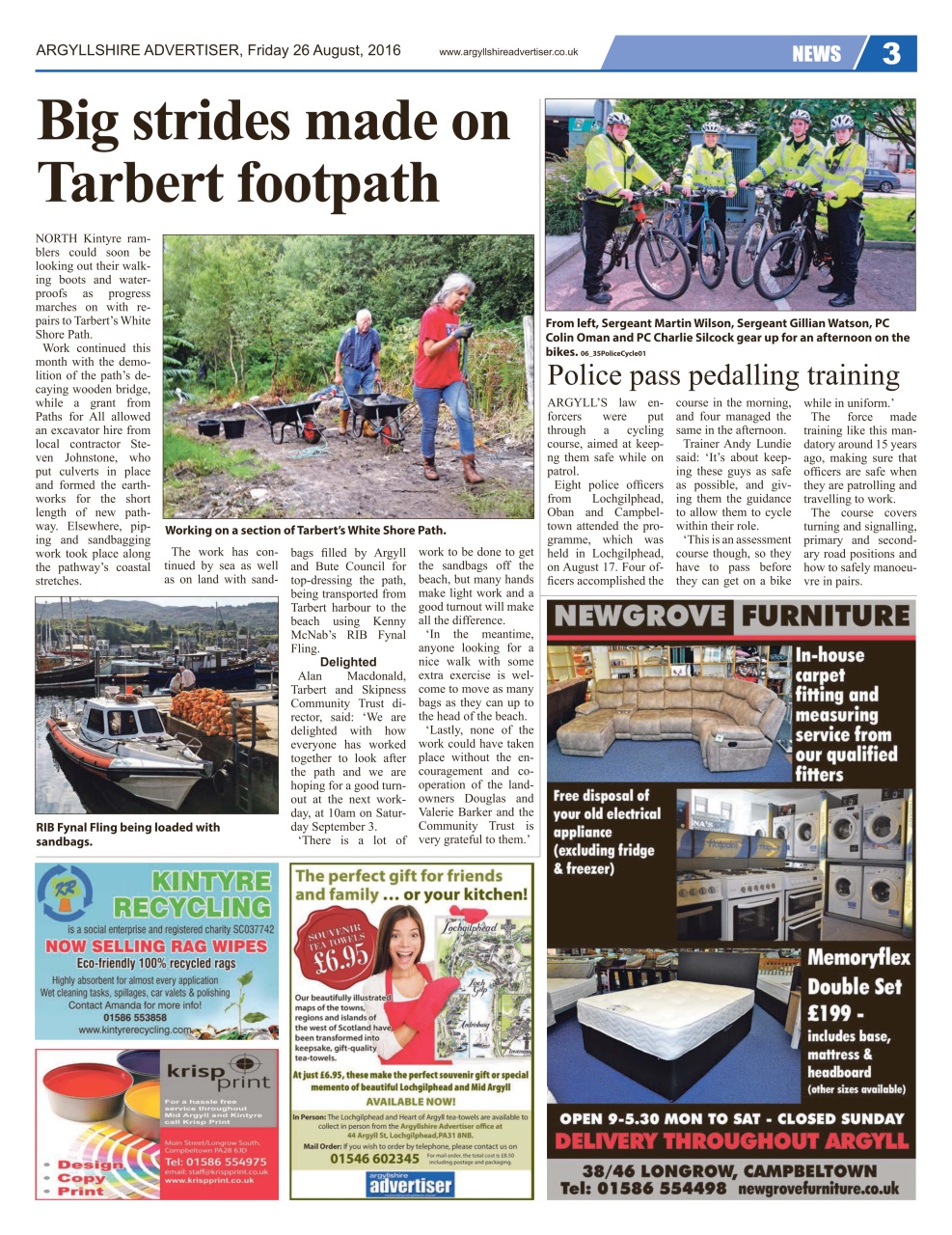 Argyllshire Advertiser Preview Pages