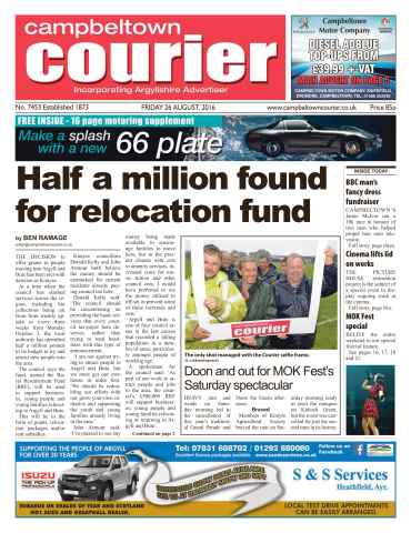 Campbeltown Courier issue 26th August 2016