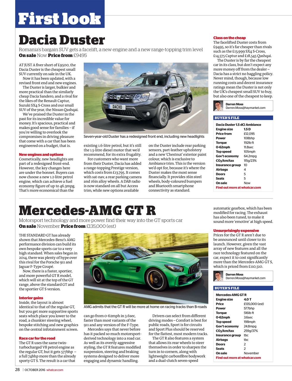 What Car? Preview Pages