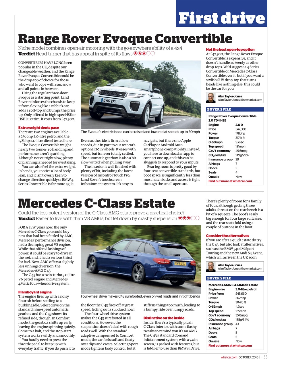 What Car? Preview Pages