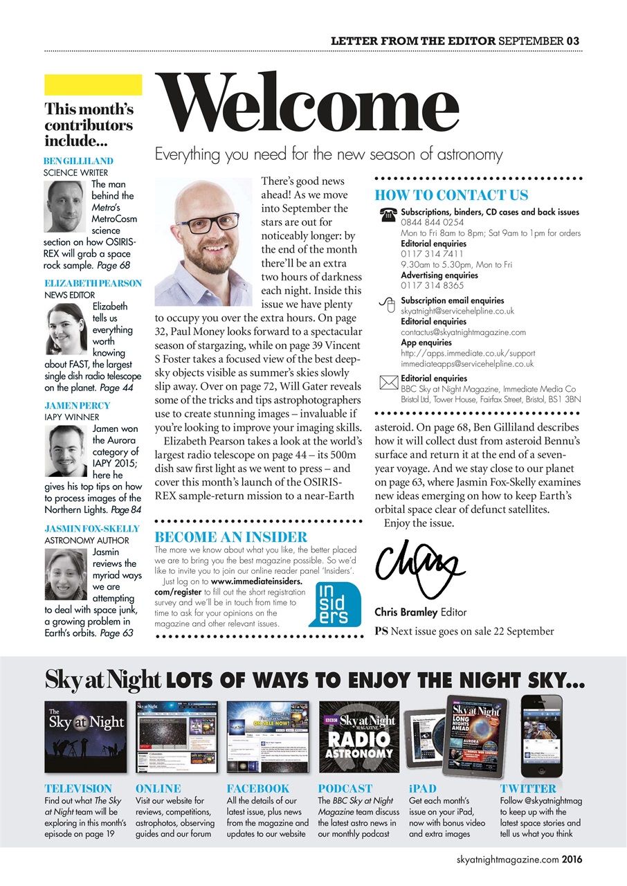 BBC Sky at Night Magazine Preview Pages