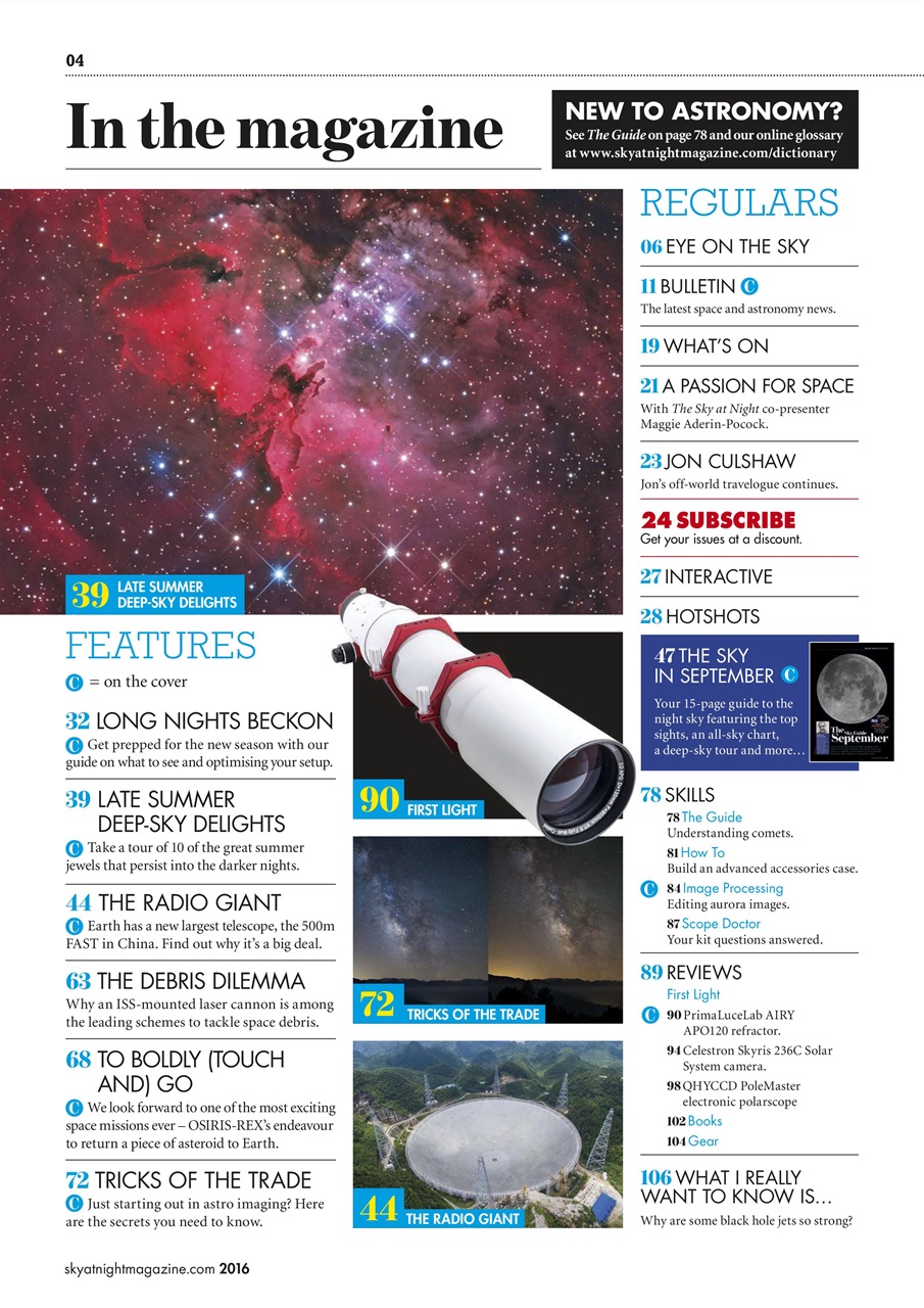 BBC Sky at Night Magazine Preview Pages