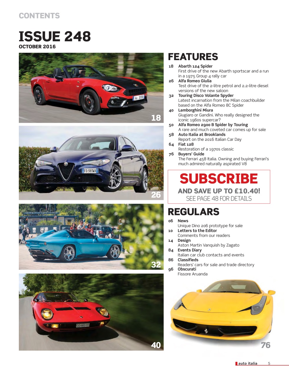 AutoItalia Magazine Preview Pages