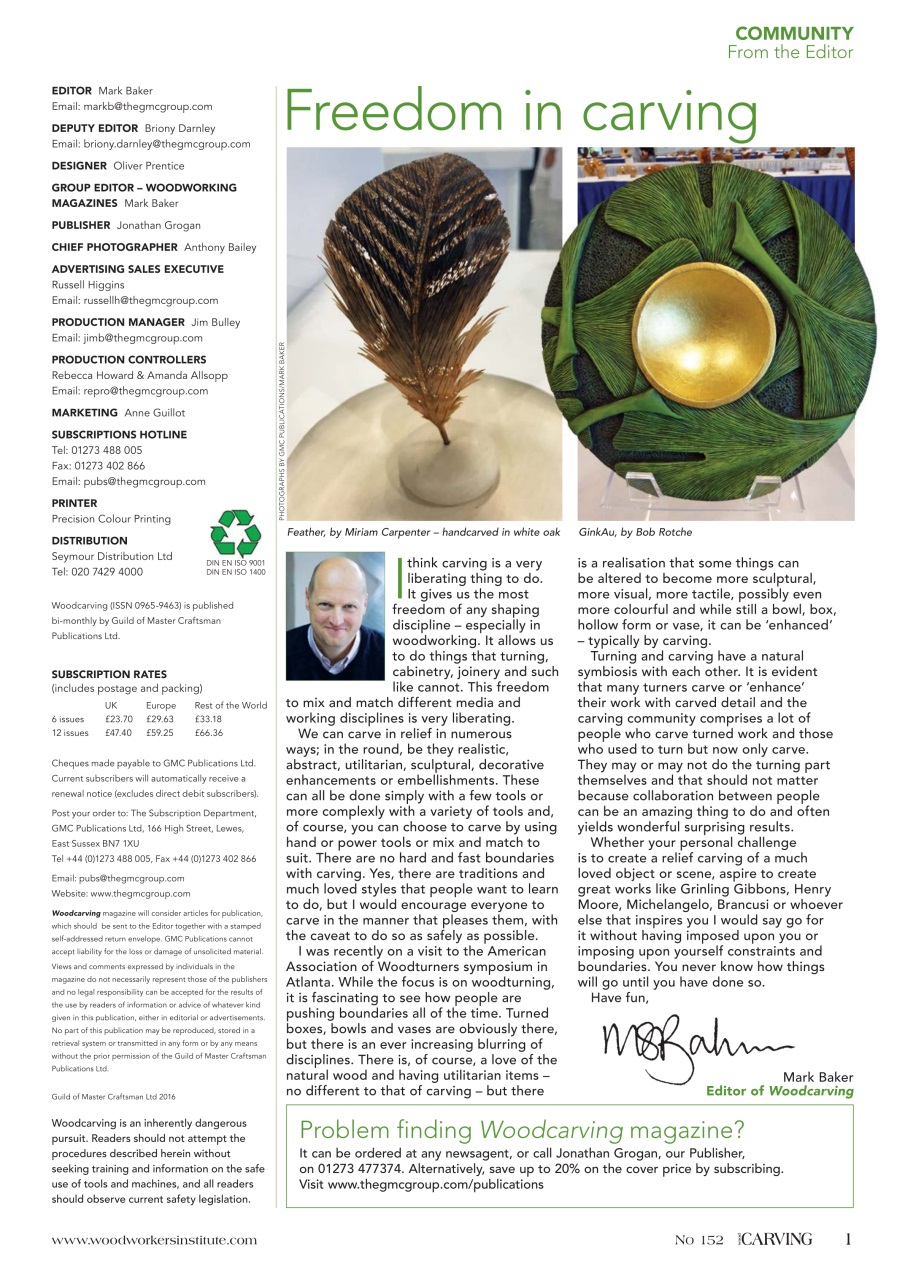 Woodcarving Preview Pages
