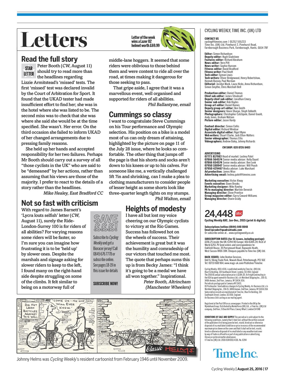 Cycling Weekly Preview Pages