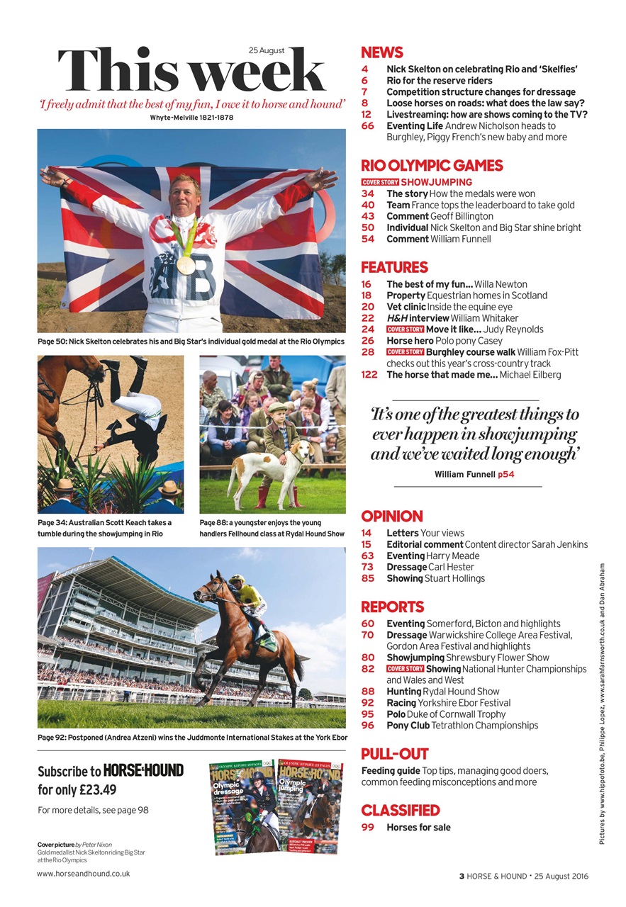 Horse & Hound Preview Pages