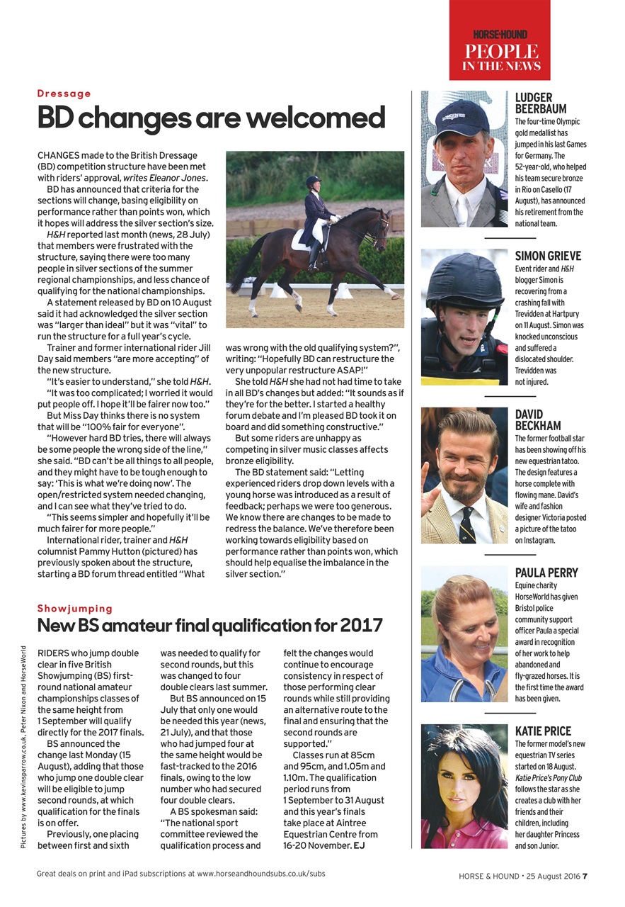 Horse & Hound Preview Pages