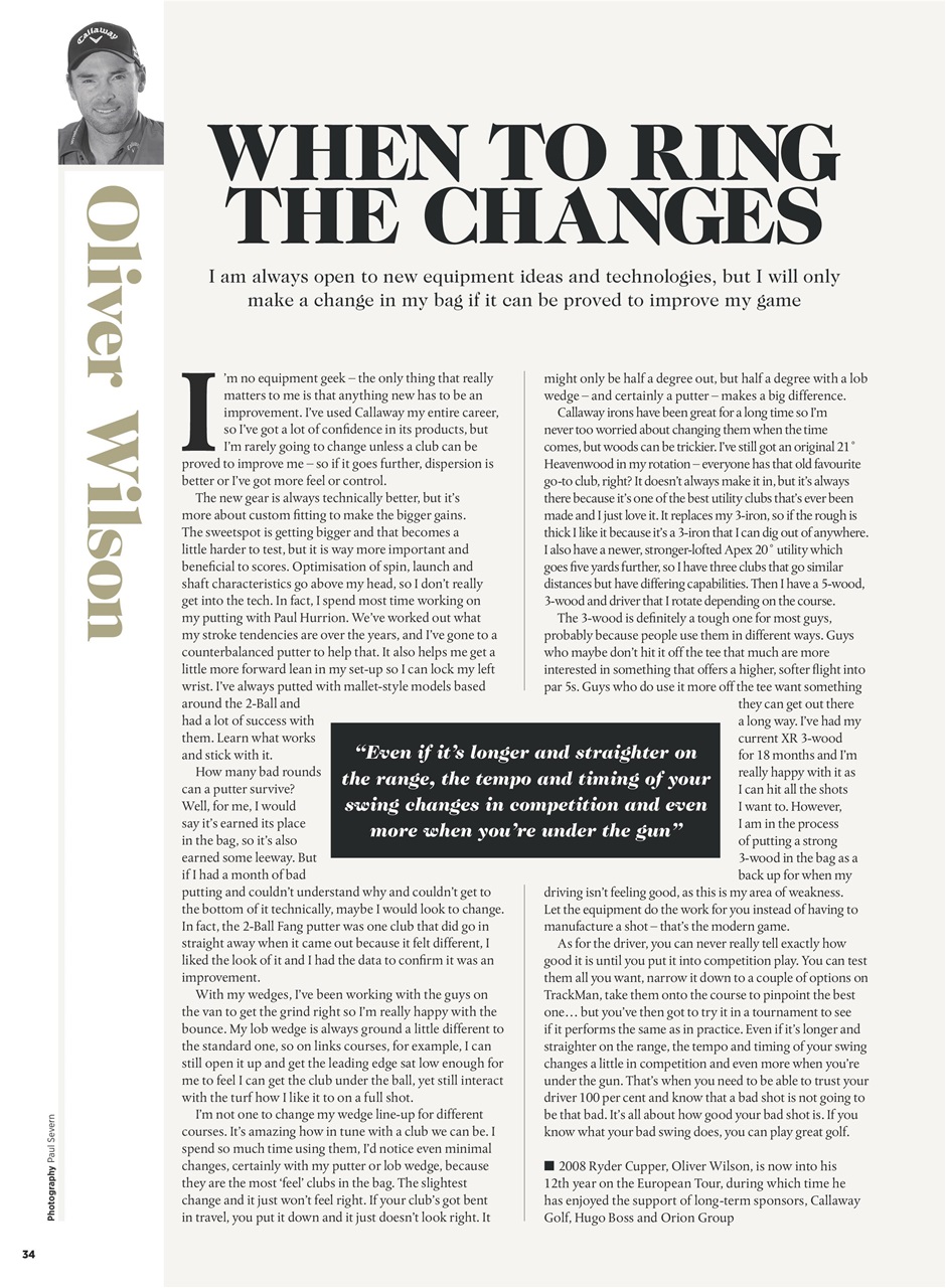 Golf Monthly Preview Pages