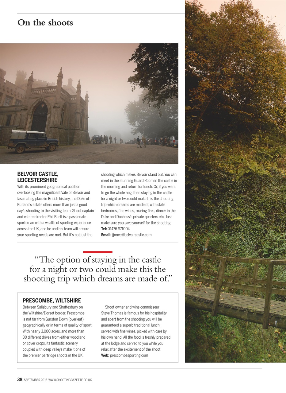 Shooting Gazette Preview Pages