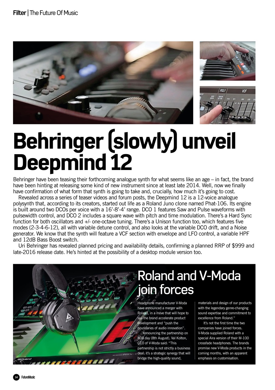 Future Music Preview Pages