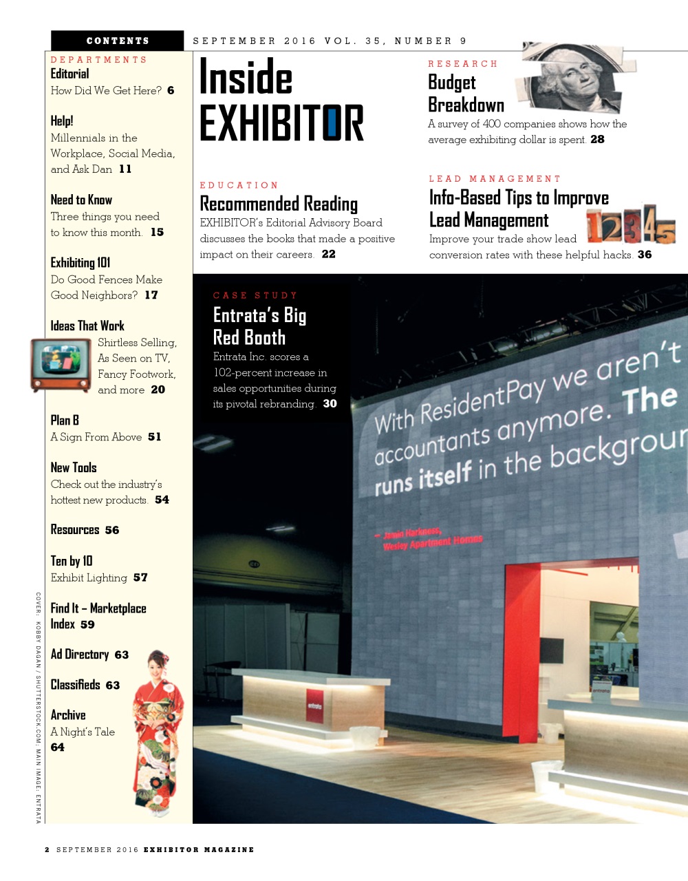 EXHIBITOR Magazine Preview Pages